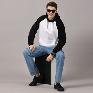 MOVATEXTILES OEM Plus Size Men's Basics Hoodies Full Zip up Custom Puff Printing Logo Hoodie for Men Embroidery Pullover Hoodie - Product Image 3