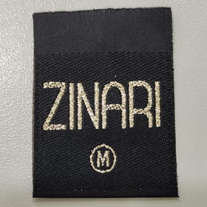 Parche tejido con logotipo personalizado de alta calidad, etiqueta bordada para ropa, tamaño de fábrica, etiqueta tejida para prendas y zapatos - Product Image 2