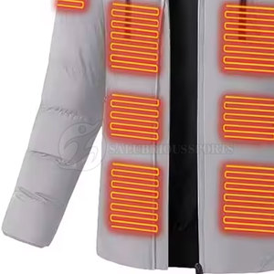Best Quality Slim Self-<b>Heating</b> Men's <b>Jacket</b> Quick Dry Breathable Stand Collar High Street Style Customized Color Logo Pakistan - Product Image 5