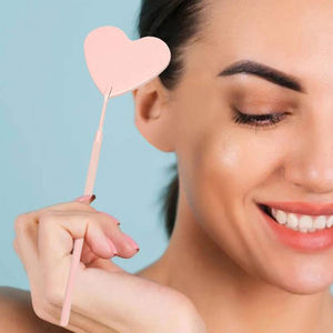 Outil de pose de cils mural en acier inoxydable plaqué or, personnalisé, à prix de gros, pour extensions de cils, avec cadre simple face - Product Image 3