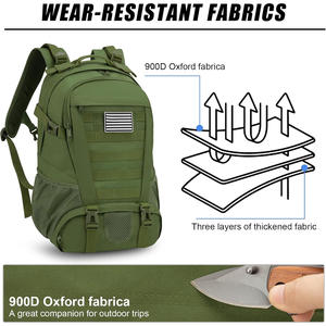 Mochila táctica funcional para exteriores con logotipo personalizado, bordado, senderismo, Camping, bolsa de viaje, suministro del fabricante OEM - Product Image 5