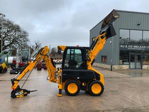 รถตักล้อยางดีเซล JCB 1CX แบบสกิดสเตียร์ รถตักหลังขุด รถตักล้อยางสำหรับงานหนัก สำหรับงานก่อสร้างและงานเกษตร - Product Image 4