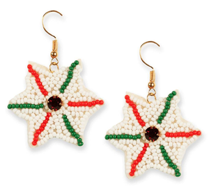 Haute qualité en gros bohème Double cercle boucles d'oreilles à la main perle de rocaille plaqué or mignon Style géométrique exportation qualité inde - Product Image 3