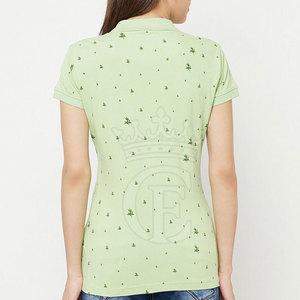 Gran oferta de polos para mujer, polos hechos a medida para mujer, polos de mujer de Color sólido - Product Image 3
