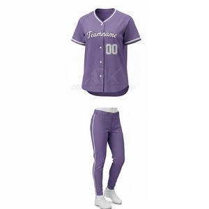 Uniforme de baseball pour femmes le plus vendu, uniforme de baseball personnalisé avec logo, tenue d'équipe de baseball, prix de gros - Product Image 5