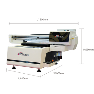 Imprimante à plat UV A2 6040 à double tête I1600 I3200, machine d'impression à jet d'encre directe pour verre, acrylique, bois, PVC, cuir - Product Image 6