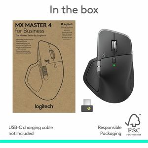 Quality On New MX Master 4 for Business Wireless <b>Mouse</b> With 8K DPI MagSpeed Scrolling Logi Bolt Receiver Graphite - Product Image 3