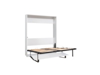 DOSIN DS2534 Lit escamotable mural moderne style ferme, gain de place, en bois de bouleau et fer, mécanisme de table intégré, tailles Full/King/Twin