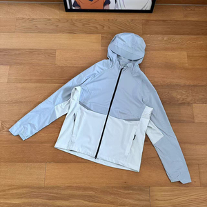 Latest Design Summer Thin Sportswear Clothing Men's Large Size Windbreaker <b>Jackets</b> Mesh <b>Lining</b> Nylon Breathable Windproof <b>Jacket</b> - Product Image 2