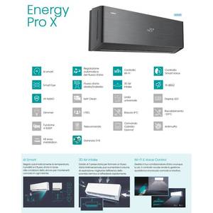 Climatiseur Energy Pro X Black Hisense 18000 BTU Inverter Wifi QH50BV0BG en A++ R32 - Product Image 2