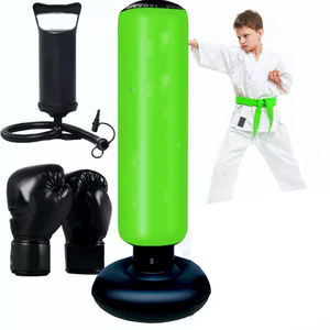 Nouveau Sport boxe sac de sable sac de boxe Kickboxing équipement Arts martiaux coup de pied entraînement sac de boxe et gants pour enfants en vente - Product Image 1