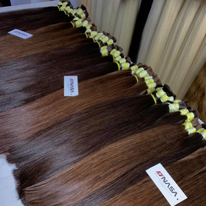 Chaude En Gros Toutes Les Couleurs En Vrac Vierge Super Double Dessiné Ondulés Droites Vietnamien Cheveux Bruts Blanc Chocolat Blond Gris Foncé Couleur - Product Image 1