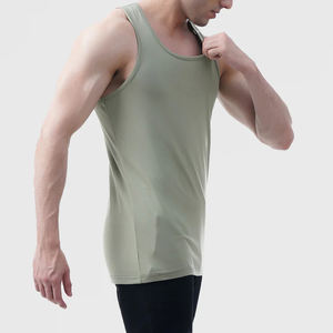 Customized <b>Striped</b> Design Stylish Fitness Men's <b>Tank</b> <b>Tops</b> / OEM Summer Men's Cotton <b>Tank</b> <b>Top</b> With Wholesale Cheap Price - Product Image 4