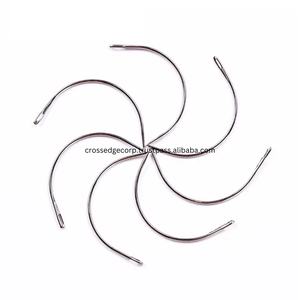 Hilos y agujas para tejer C Juego de 3 tipos de agujas curvas para hacer peluca Costura Trama de cabello Kit de extensión de tejido de cabello - Product Image 6