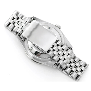 Reloj de Cuarzo Personalizado con Cristales de Moissanita, Estilo Hip Hop, para Hombre, con Esfera de Cristal y Correa de Acero Inoxidable - Product Image 5