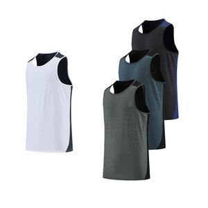 Camiseta sin mangas de corte regular personalizada para hombre, talla de EE. UU., diseño suave, estampado de pantalla, transpirable, logotipo OEM - Product Image 3