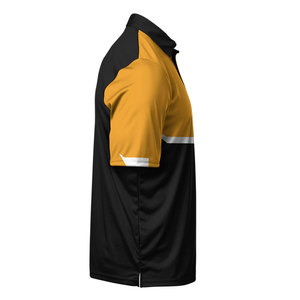 Polo en coton et en polyester pour homme avec logo personnalisé brodé motif golf solide uniforme d'entreprise vêtements de sport personnalisables - Product Image 2