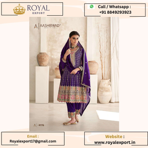 Royal Export lance la collection de costumes de l'Aïd en soie de qualité supérieure avec broderie de taille libre pour les mariages au tarif de gros disponible - Product Image 4