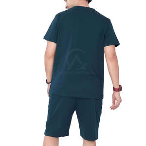 Ensemble t-shirt et short décontracté axé sur le confort, conçu pour un usage quotidien et un style de vie détendu - Product Image 4