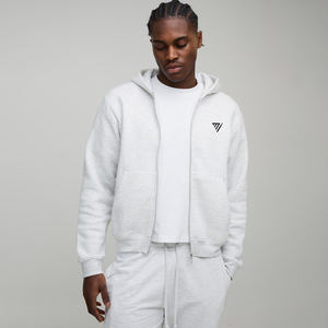 OEM <b>White</b> Custom Breathable Cotton Oversized Pullover Hoodie for Boys Printed Hooded <b>Sweatshirt</b> by Marfa International - Product Image 1