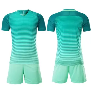 Camisa de futebol personalizada e esportiva, kits de equipe de futebol uniforme barata original