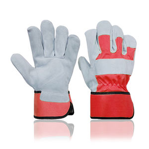 Professional Manufacturing a Grade Split Leather Palm Work Gloves for Enhanced Safety in Construction and Sites for Labours - Product Image 1