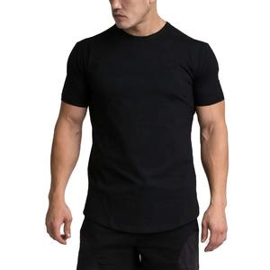 Ropa de calle para hombre, Camiseta deportiva a granel, informal, de algodón orgánico, para gimnasio - Product Image 4