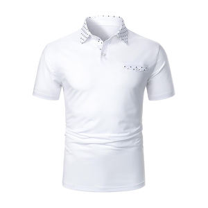 Polo pour homme de haute qualité, décontracté, en coton, motif uni, polo tendance pour homme, nouveau design, polo de luxe pour homme - Product Image 1