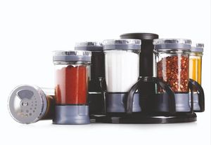 Boîte à épices en plastique ANAX, motif uni, conteneur de rangement de cuisine, matériau vierge, durable, qualité alimentaire, vente en gros, approvisionnement en vrac - Product Image 5