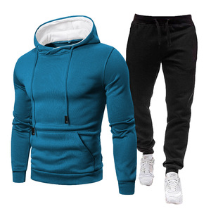 Street wear tracksuit men hoodie and sweat pant set - Product Image 3
