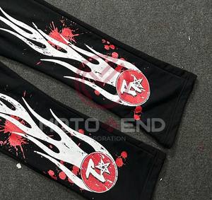 Custom 380GSM Basics Fleece Heavy Weight Sudadera con capucha de gran tamaño Vintage Boxy Fit Acid Wash Unisex Mock Neck Sudadera - Product Image 6