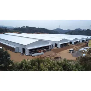 Customized Prefabricated Steel Structure Construction Poultry Farm Chicken Duck Sheep Goat House