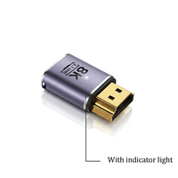 Adaptador de Audio y Video Premium de 90 Grados, Extensor de Ángulo Macho a Hembra, Conector de Transmisión USB C 2.1 Mini para Teléfono Móvil