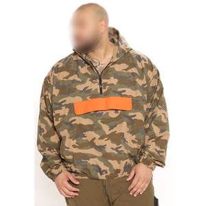 Veste coupe-vent à capuche imperméable pour homme professionnelle avec protection anti-UV Logo avant Coupe ample Service OEM pour les marques - Product Image 1