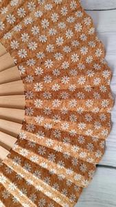 Stylish Handmade Bamboo Wooden <b>Folding</b> <b>Fans</b>, Ethnic Design Perfect for Cultural Gifts with Smooth Open-Close Mechanism - Product Image 5