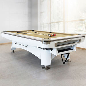 Table de billard professionnelle de qualité supérieure, plusieurs choix de couleurs, table de billard en bois massif, billes argentées Glacier, joueur de snooker - Product Image 1