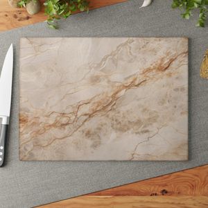 Planche à découper en marbre élégante pour les maisons raffinées, offrant une surface lisse pour couper les fruits et légumes quotidiennement - Product Image 1