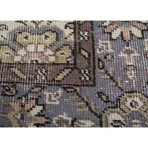 Vintage 9x12 <b>Wool</b> Rug Beige <b>Brown</b> Hand Knotted Medallion Rectangle Puzzle Abstract Patterns for Home Entryway Hallway Pae-2589 - Product Image 3