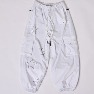 Pantalon de ski thermique d'hiver à logo personnalisé unisexe, coupe-vent, pantalon cargo baggy de ski de randonnée, techniques imprimées de grande taille pour hommes - Product Image 1