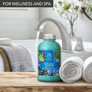 Aromatika Sal Marina Natural de Zanjano 600g Cristal para Baño con Aceites Tonificantes de Ciprés y Limoncillo para el Cuidado Corporal - Product Image 2