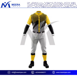 Ensemble d'uniformes de baseball personnalisés pour hommes, pantalons en jersey boutonné à séchage rapide respirant avec nom de l'équipe imprimé pour les vêtements de sport du jour du match - Product Image 3