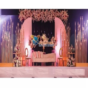 แท่งเทียนสำหรับตกแต่งงานอีเวนต์,เชิงเทียน8หัวแบบสวยงามสำหรับงานแต่งงานคริสเตียน - Product Image 1