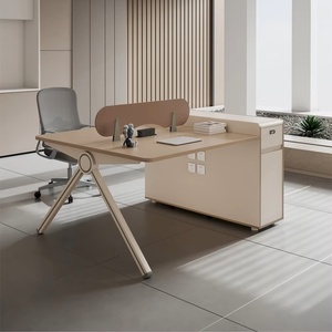 Modern <b>Extendable</b> Modular Wooden Office <b>Desks</b> Workstations <b>Desk</b> Set Open Work Space Commercial Computer Table Team Office Cubicl - Product Image 6
