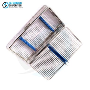 Cesta de Microcirugía Oftálmica con Tapa, Insertos de Acero Inoxidable, Tiras Reutilizables, Duraderas, Certificadas por la CE, Cesta de Esterilización para Cirugía General - Product Image 6