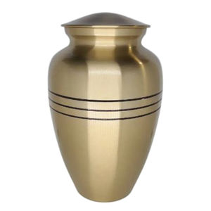 Urne exclusive en émail en métal doré de qualité meilleur prix urnes commémoratives de décoration pour les cendres humaines adulte femme et homme - Product Image 1