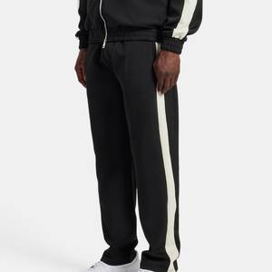 Conjunto de dos piezas personalizado al por mayor 2025 100% algodón francés Terry Sudadera con capucha y cremallera conjunto azul lavado estampado pantalones holgados chándal para hombres - Product Image 3