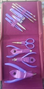 Juego de herramientas profesionales para el cuidado de las uñas de alta calidad, Kit de pedicura y manicura de acero inoxidable, PU, incluye cortaúñas, herramientas de aseo - Product Image 4