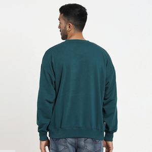 Suéter con logotipo personalizado, top extragrande cálido con forro polar de alta calidad, sin capucha, para hombre y mujer. - Product Image 3