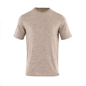 T-shirts pour hommes en coton lourd de haute qualité, tricotés, surdimensionnés, unis, pour l'automne - Product Image 1