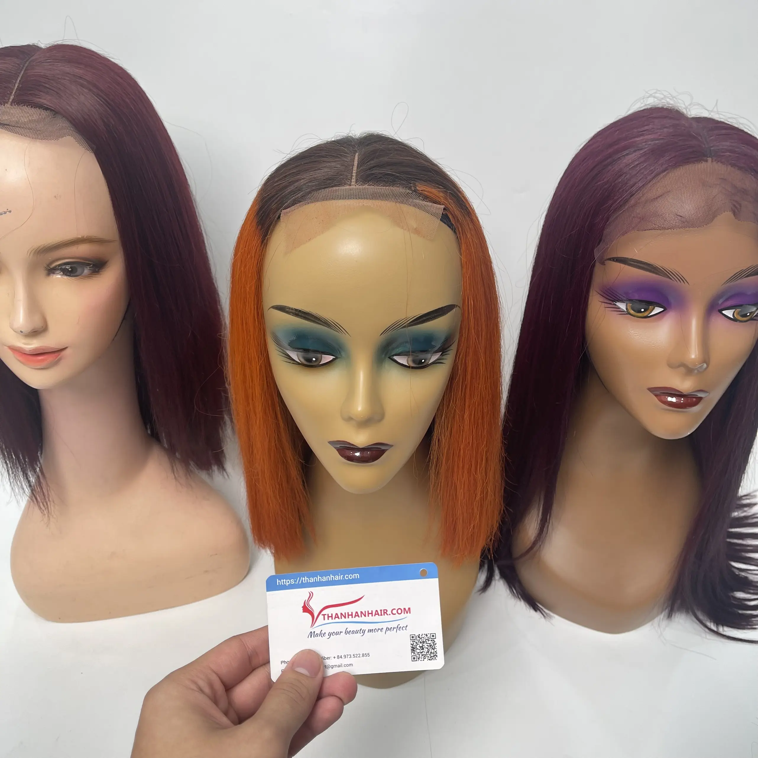 Hot!!! 2x4 2x6 closure bone traight wig with many hot color wholesale price large stock and ready to ship